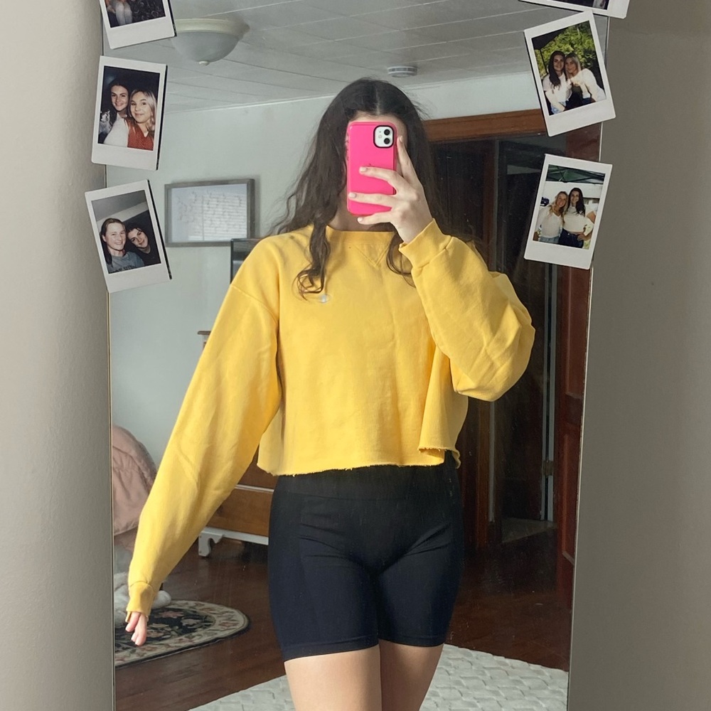 Cropped Champion crewneck - size XL
